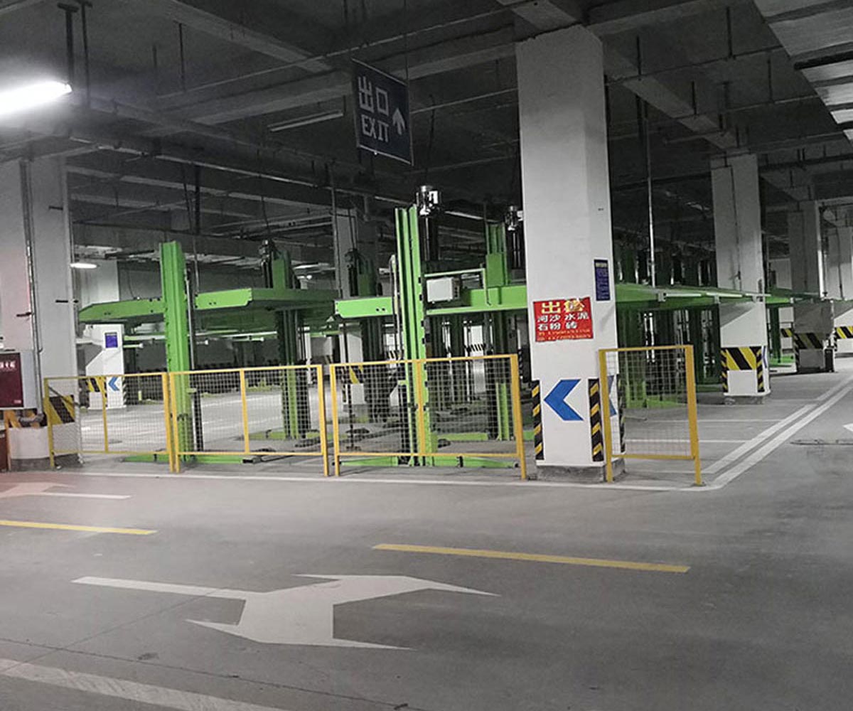 紅花崗兩層升降橫移式機械式停車庫租賃