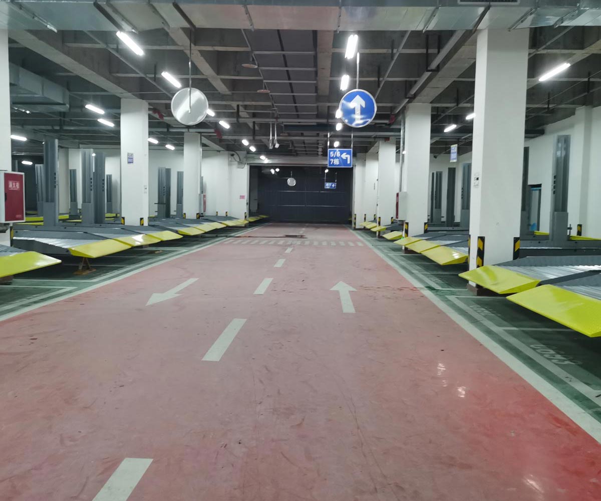 晴隆二層升降平移機械停車庫回收