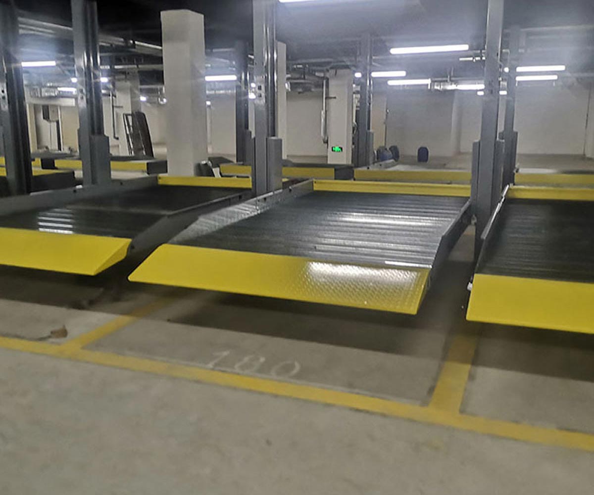 清鎮地下室簡易升降機械停車改造