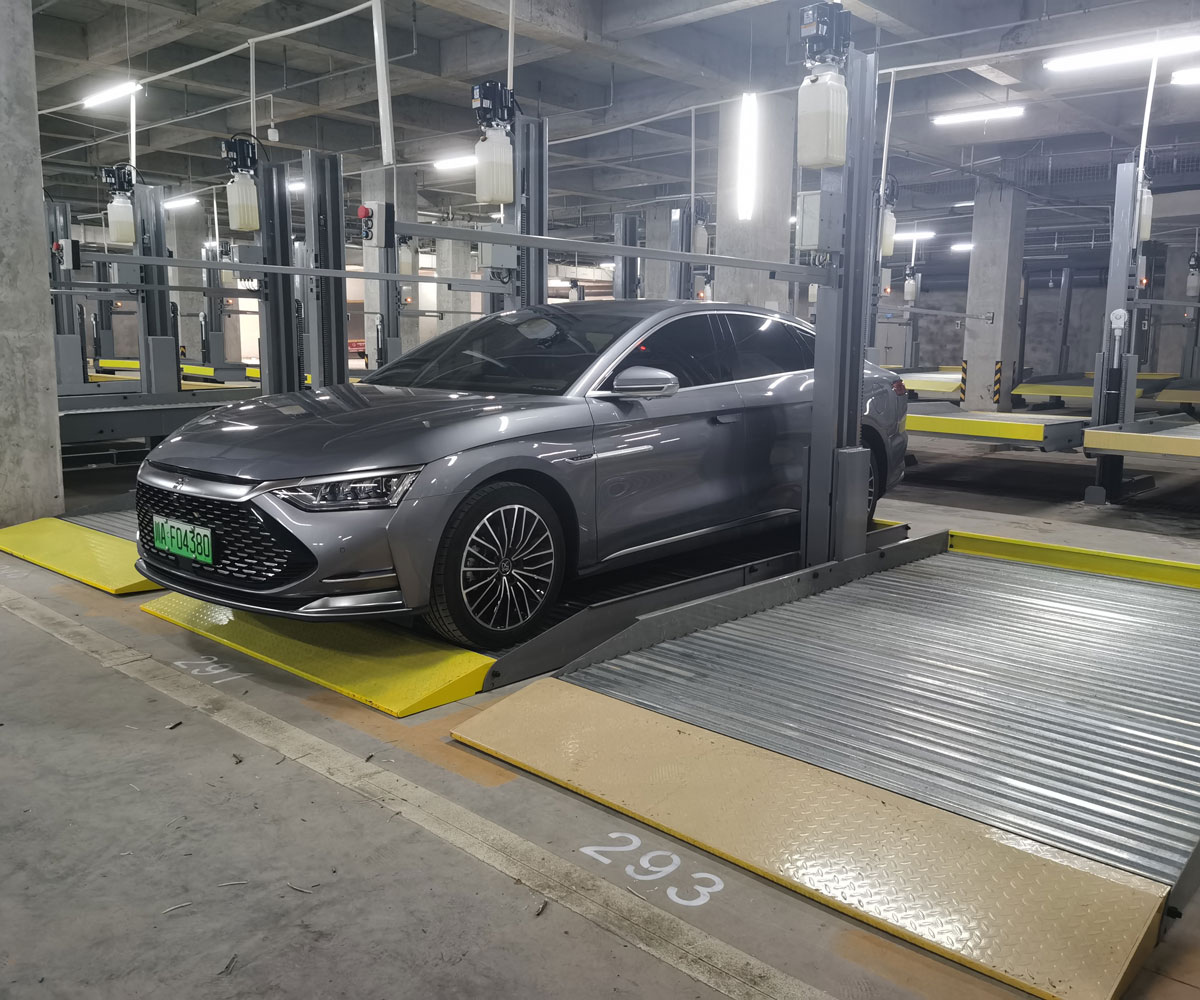 普安地下室兩層簡易式機械式立體車庫