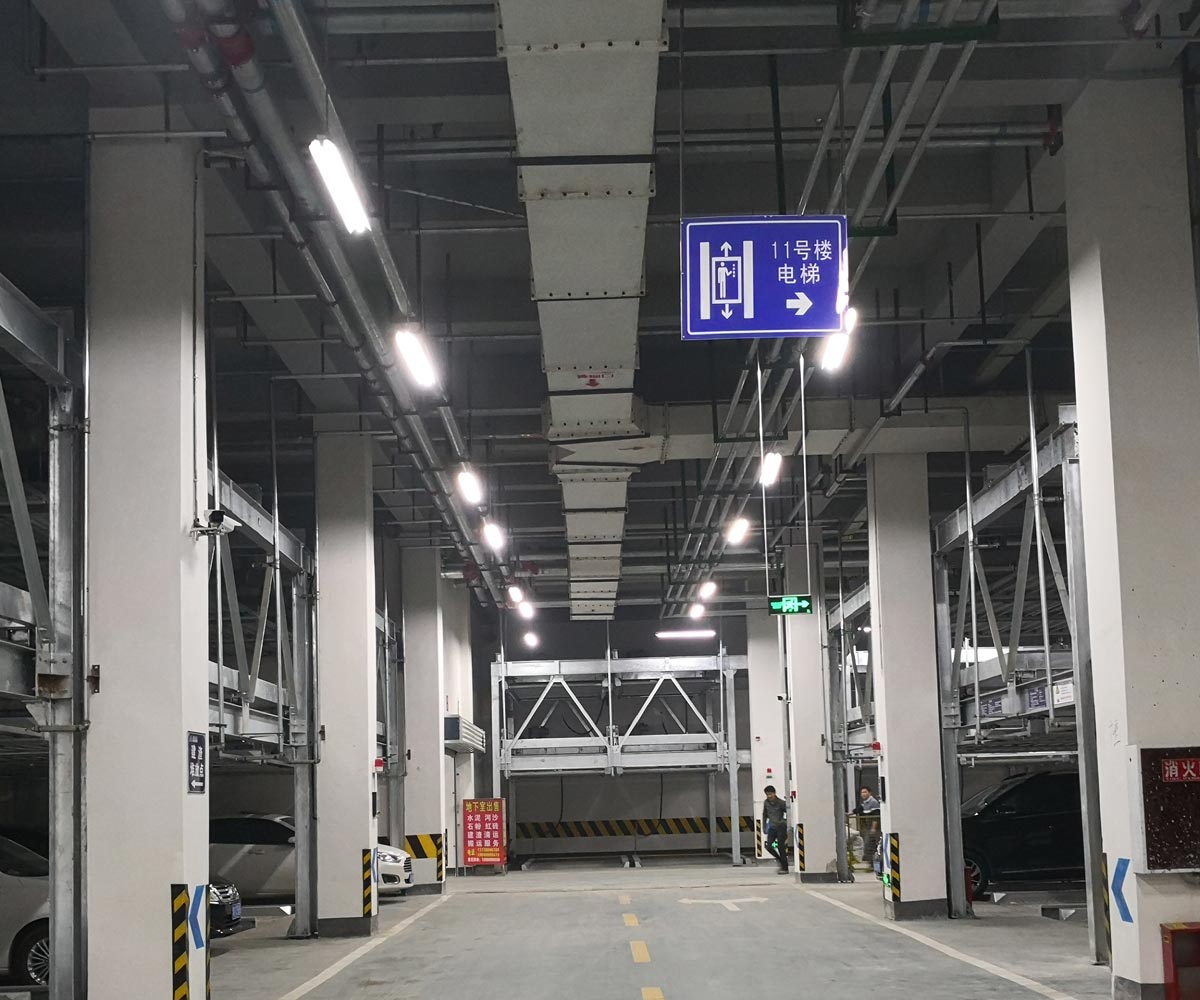 湖南雙層左右橫移機械式立體車庫