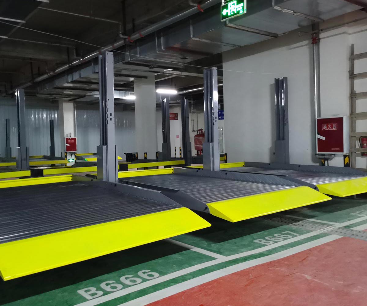 三都水立體車庫的防墜措施