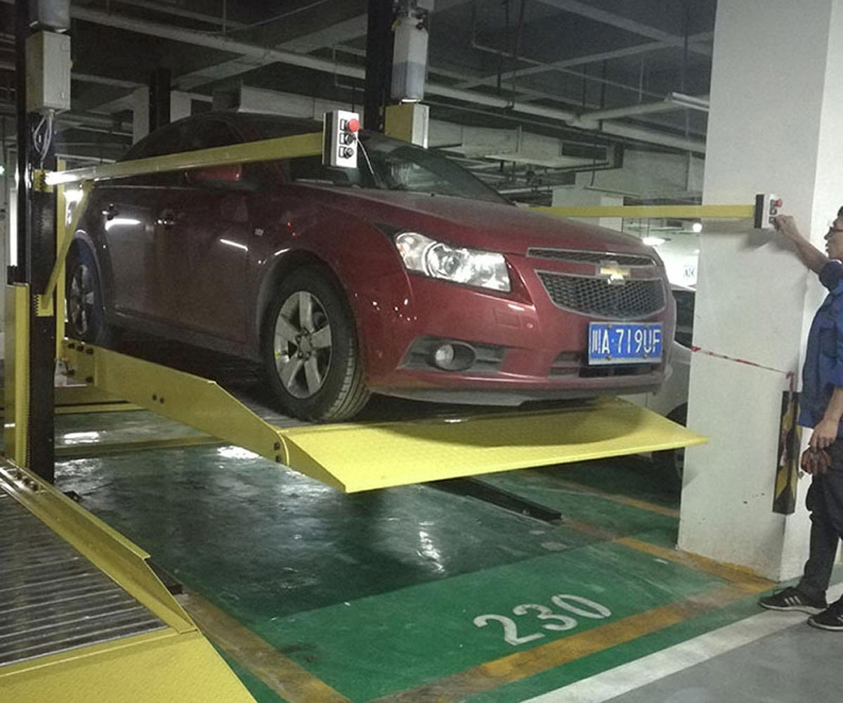 云南PJS四柱兩層立體停車設備技術參數